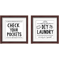 Framed Laundry 2 Piece Framed Art Print Set