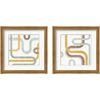 Framed Subway Lines 2 Piece Framed Art Print Set