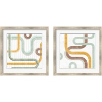 Framed Subway Lines 2 Piece Framed Art Print Set