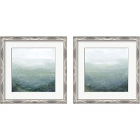 Framed 'Lighthouse Mist 2 Piece Framed Art Print Set' border=