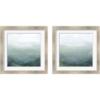 Framed 'Lighthouse Mist 2 Piece Framed Art Print Set' border=