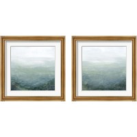 Framed 'Lighthouse Mist 2 Piece Framed Art Print Set' border=
