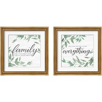 Framed 'Family on Shiplap 2 Piece Framed Art Print Set' border=