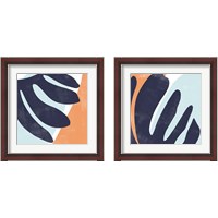 Framed 'Bright Wave 2 Piece Framed Art Print Set' border=