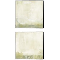 Framed 'Olive Horizon 2 Piece Canvas Print Set' border=