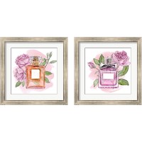 Framed 'Floral Scent 2 Piece Framed Art Print Set' border=