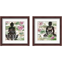 Framed 'Path to Enlightenment 2 Piece Framed Art Print Set' border=