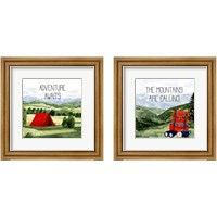 Framed 'Outdoor Adventure 2 Piece Framed Art Print Set' border=