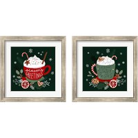 Framed 'Christmas Comforts 2 Piece Framed Art Print Set' border=