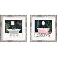 Framed 'Boho Bath 2 Piece Framed Art Print Set' border=