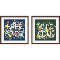 Framed 'Wild Garden 2 Piece Framed Art Print Set' border=