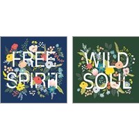 Framed Wild Garden 2 Piece Art Print Set