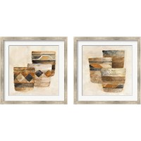 Framed 'Desert Still Life 2 Piece Framed Art Print Set' border=