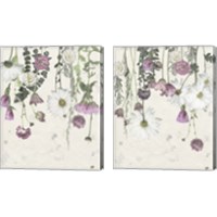 Framed 'Flower Veil 2 Piece Canvas Print Set' border=