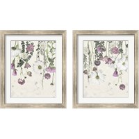 Framed 'Flower Veil 2 Piece Framed Art Print Set' border=