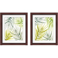 Framed 'Shady Palm 2 Piece Framed Art Print Set' border=