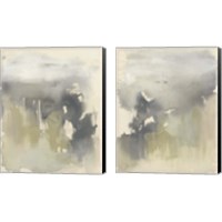 Framed 'Poured Neutrals 2 Piece Canvas Print Set' border=