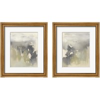 Framed 'Poured Neutrals 2 Piece Framed Art Print Set' border=