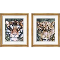 Framed Jungle Cat 2 Piece Framed Art Print Set