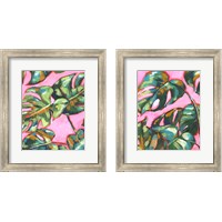 Framed Psychedelic Palms 2 Piece Framed Art Print Set