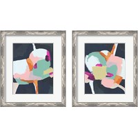 Framed 'Rainbow Sector 2 Piece Framed Art Print Set' border=