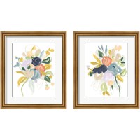 Framed 'Bijoux Bouquet 2 Piece Framed Art Print Set' border=