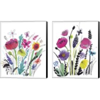 Framed 'Free Floral 2 Piece Canvas Print Set' border=