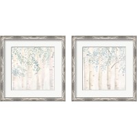 Framed 'Fresh Forest 2 Piece Framed Art Print Set' border=