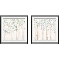 Framed 'Fresh Forest 2 Piece Framed Art Print Set' border=