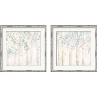 Framed 'Fresh Forest 2 Piece Framed Art Print Set' border=