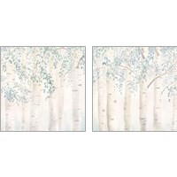 Framed 'Fresh Forest 2 Piece Art Print Set' border=