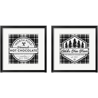 Framed 'Plaid Holidays 2 Piece Framed Art Print Set' border=