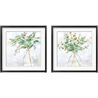Framed Eucalyptus Vase 2 Piece Framed Art Print Set