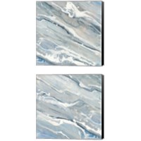 Framed 'Going with the Flow 2 Piece Canvas Print Set' border=