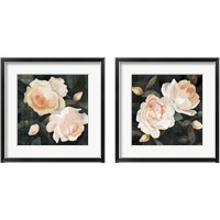 Framed Soft Garden Roses 2 Piece Framed Art Print Set