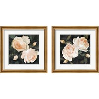 Framed Soft Garden Roses 2 Piece Framed Art Print Set