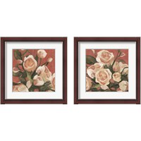Framed Rose Tangle 2 Piece Framed Art Print Set