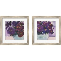 Framed African Violet 2 Piece Framed Art Print Set