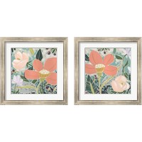 Framed 'Garden Confetti 2 Piece Framed Art Print Set' border=