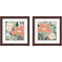 Framed 'Garden Confetti 2 Piece Framed Art Print Set' border=