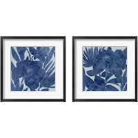 Framed Blue Lagoon Silhouette 2 Piece Framed Art Print Set
