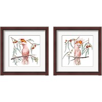 Framed Pink Cockatoo 2 Piece Framed Art Print Set