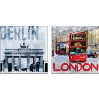Framed 'Berlin 2 Piece Art Print Set' border=