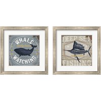 Framed Deep Sea Fishing 2 Piece Framed Art Print Set