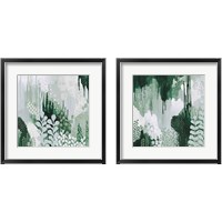 Framed Light Green Forest 2 Piece Framed Art Print Set