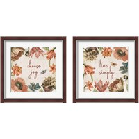 Framed Antiquarian Blooms 2 Piece Framed Art Print Set