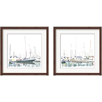 Framed Sailboat Scenery 2 Piece Framed Art Print Set