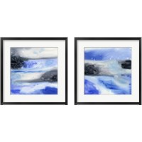 Framed 'Laguna Azul 2 Piece Framed Art Print Set' border=