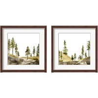 Framed 'Pine Hill 2 Piece Framed Art Print Set' border=