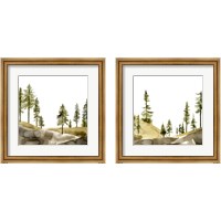 Framed 'Pine Hill 2 Piece Framed Art Print Set' border=
